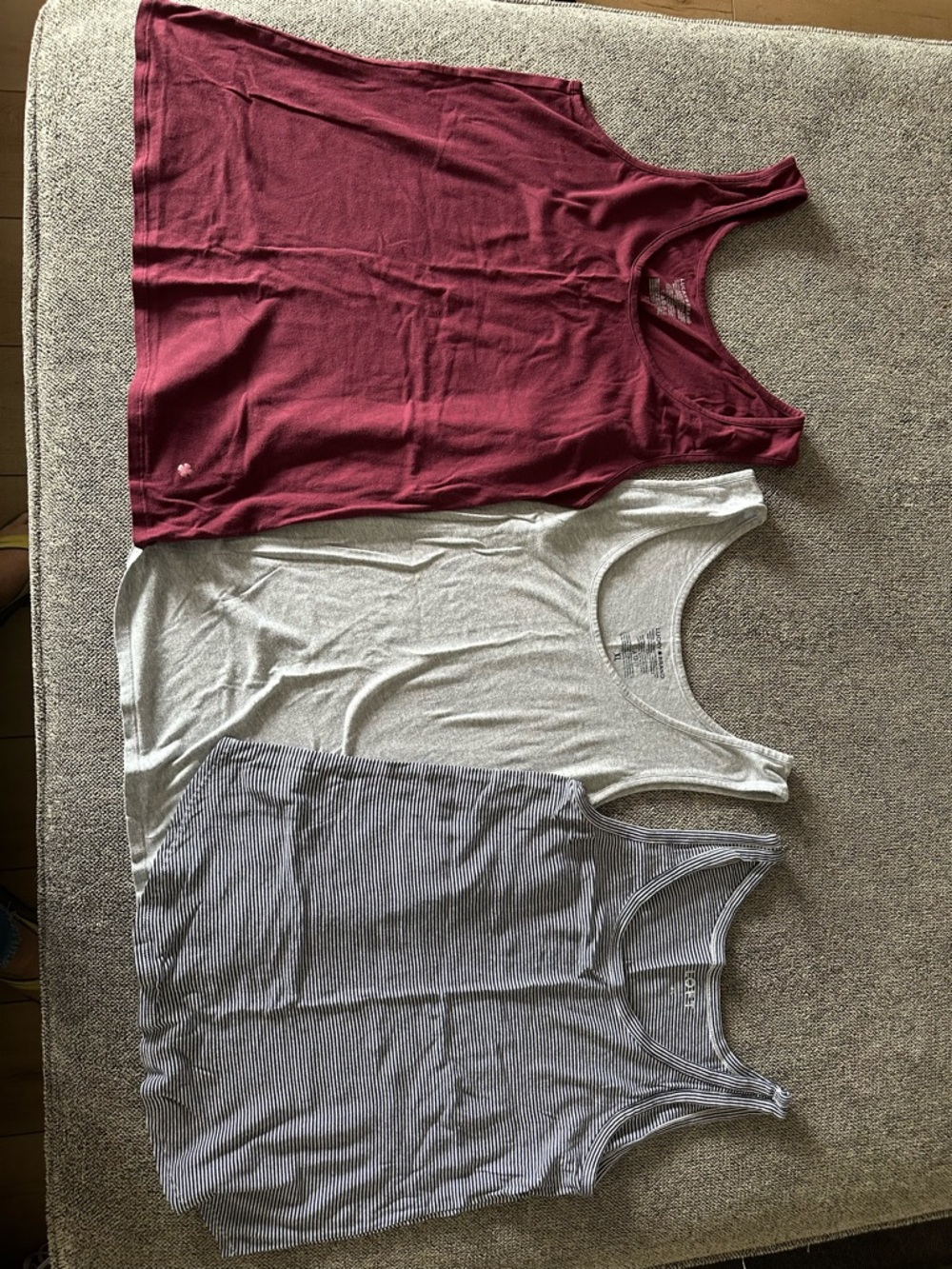 One LOFT and two Lucky brand Tank tops XL